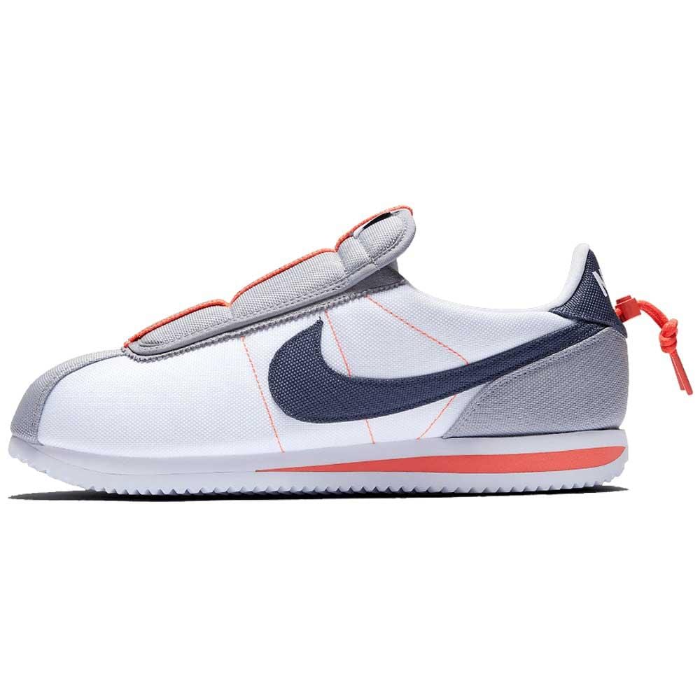 Kendrick Lamar x Nike Cortez Basic Slip White — UK 3 | EU 35.5 | US 3.5 — Front View
