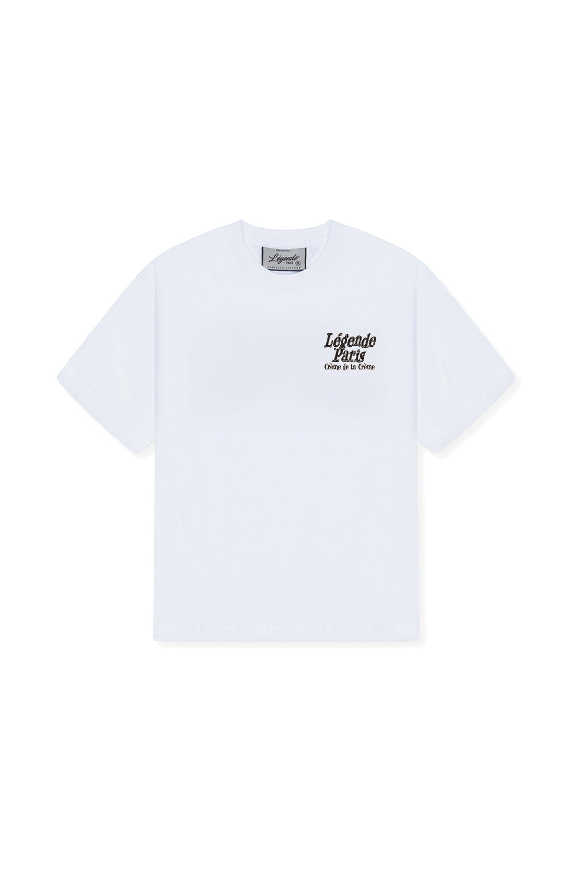 Legende Paris Creme De La Creme T-Shirt - White — XS — Front View