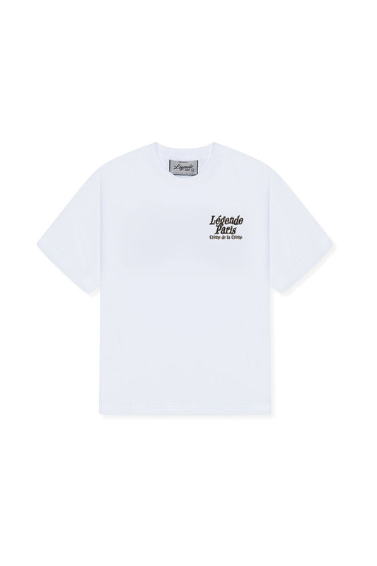 Legende Paris Creme De La Creme T-Shirt - White — XS — Front View