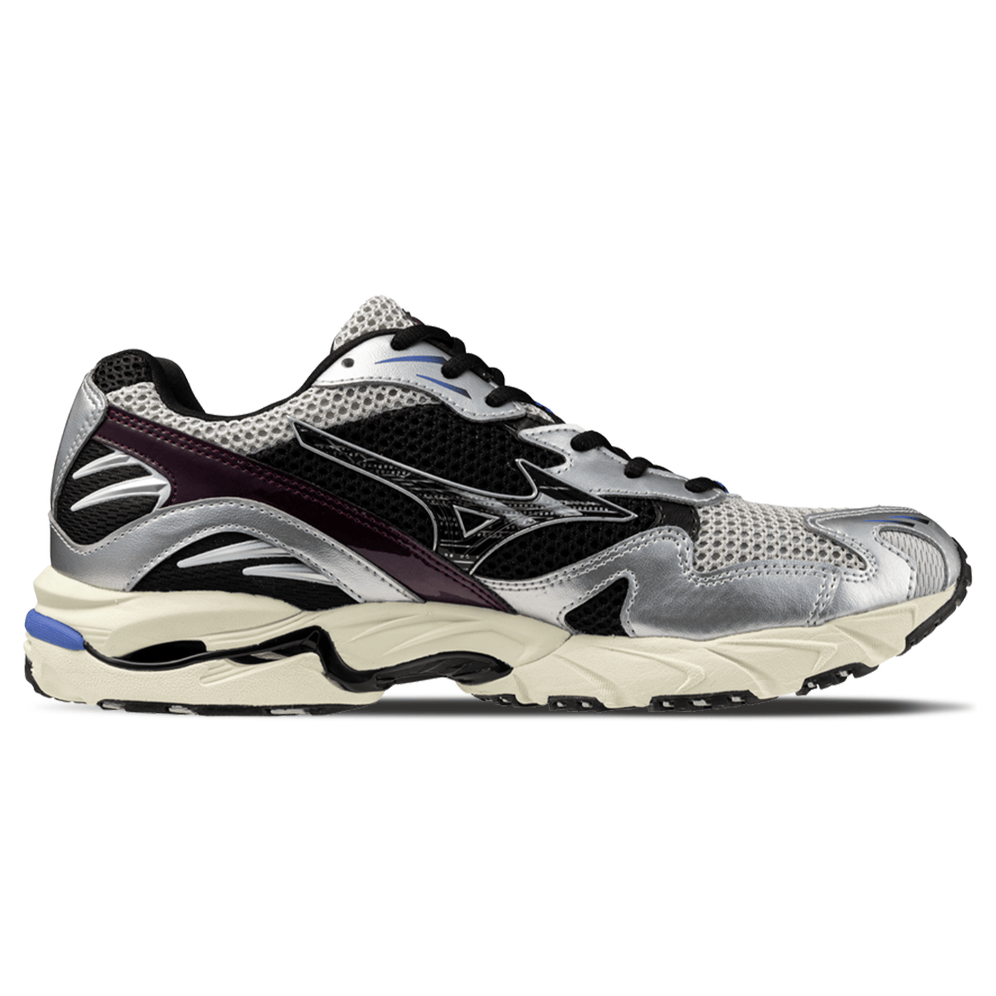 Mizuno Wave Rider 10 Sport 'Harbor Mist Black Fig' — UK 4 | EU 36.5 | US 5 — Side View