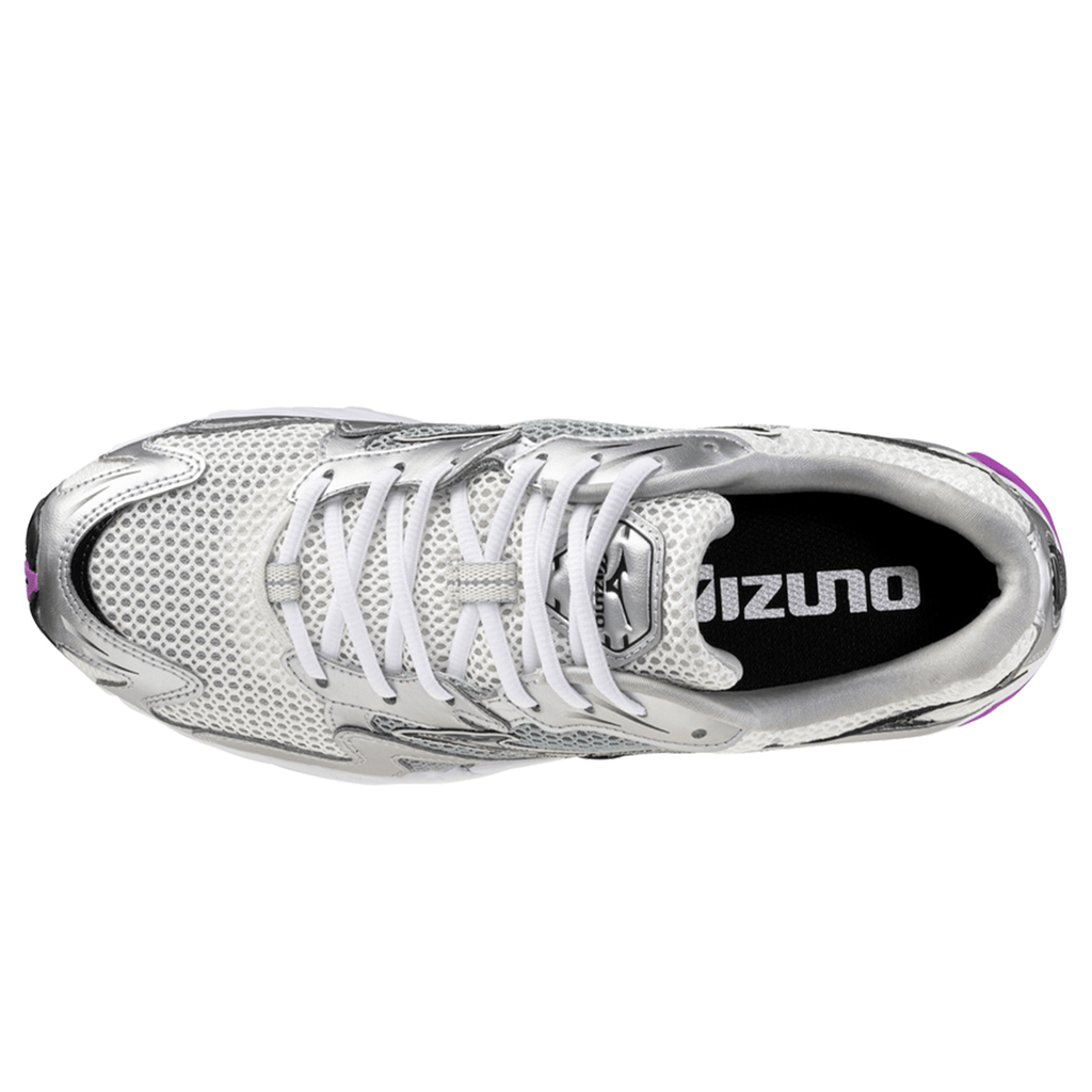 Mizuno Wave Rider 10 Sport 'Snow White Black Slate' — UK 4 | EU 36.5 | US 5 — Back View