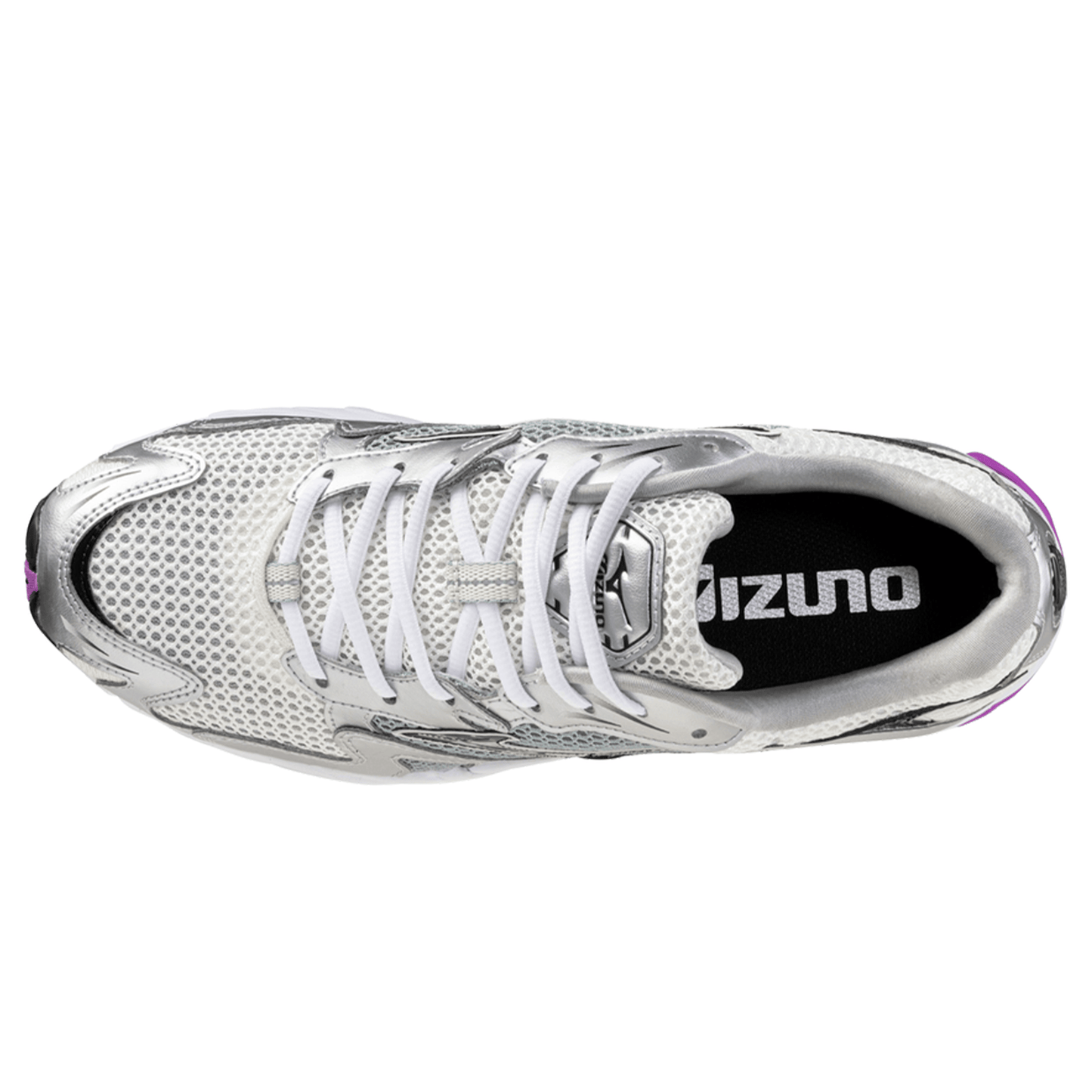 Mizuno Wave Rider 10 Sport 'Snow White Black Slate' — UK 4 | EU 36.5 | US 5 — Back View