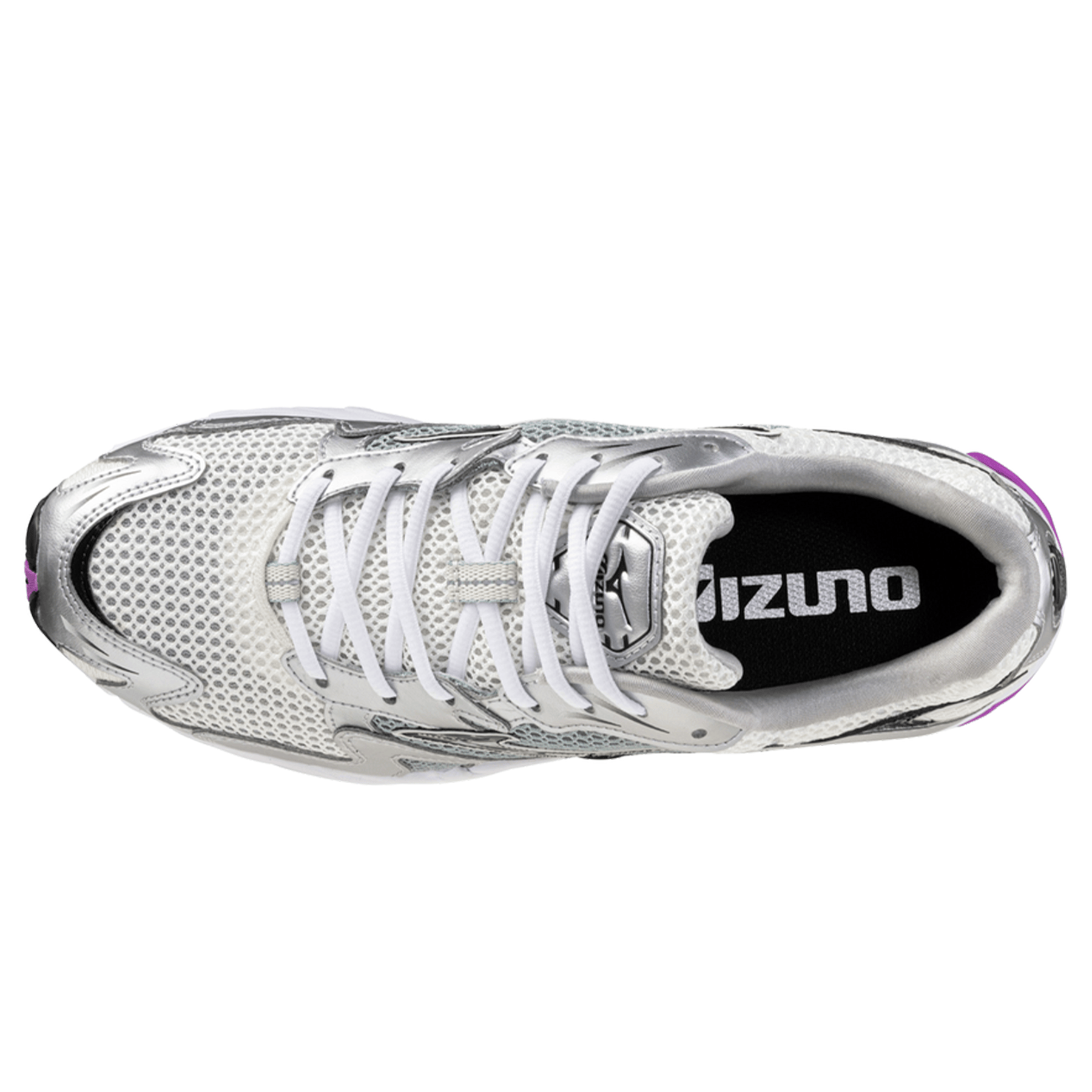 Mizuno Wave Rider 10 Sport 'Snow White Black Slate' — UK 4 | EU 36.5 | US 5 — Back View
