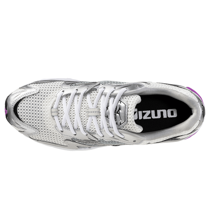 Mizuno Wave Rider 10 Sport 'Snow White Black Slate' — UK 4 | EU 36.5 | US 5 — Back View
