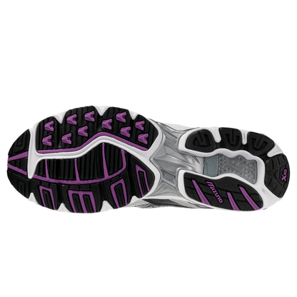Mizuno Wave Rider 10 Sport 'Snow White Black Slate' — UK 4 | EU 36.5 | US 5 — Top View