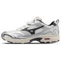 Mizuno MXR Sport 'Snow White Magnet Silver' — UK 4 | EU 36.5 | US 5 — Front View
