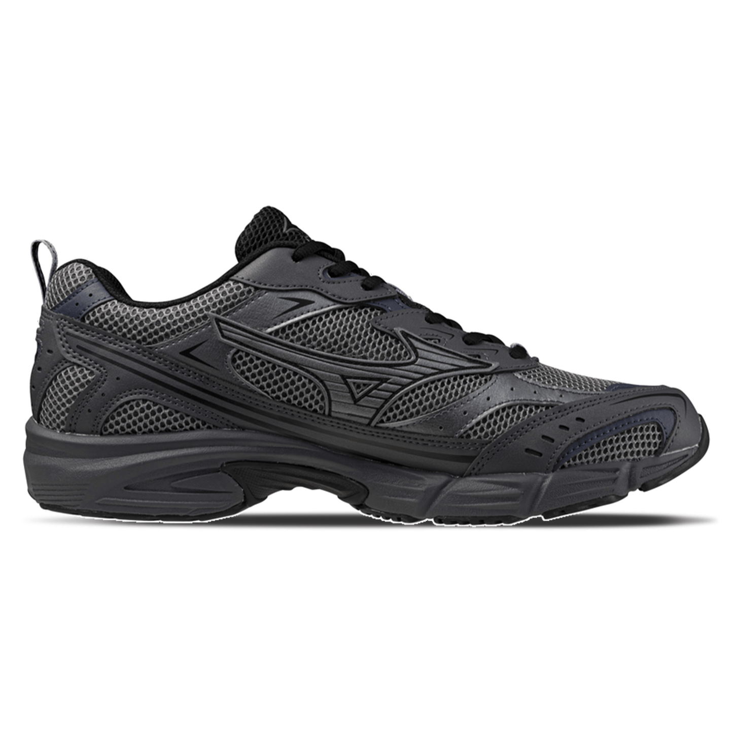 Mizuno MXR Sport 'Quiet Shade Silver Iron Gate' — UK 4 | EU 36.5 | US 5 — Side View