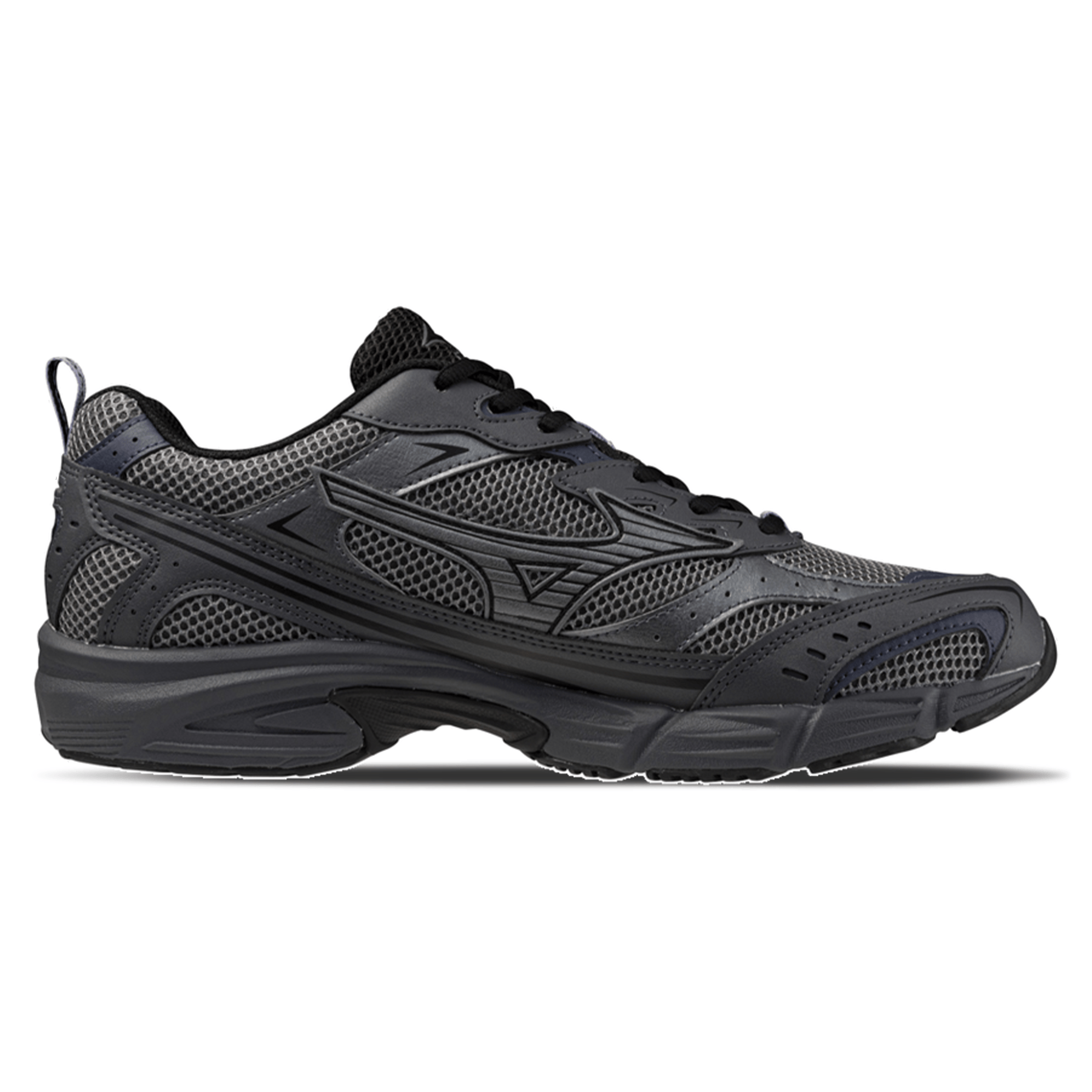 Mizuno MXR Sport 'Quiet Shade Silver Iron Gate' — UK 4 | EU 36.5 | US 5 — Side View
