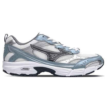 Mizuno MXR Sport 'Snow White Salute Slate' — UK 4 | EU 36.5 | US 5 — Side View