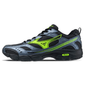 Mizuno MXR Sport 'India Ink Lightning Yellow Black' — UK 4 | EU 36.5 | US 5 — Front View