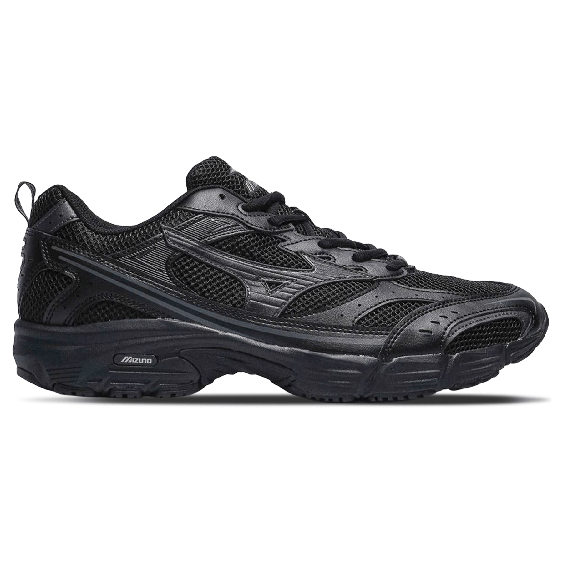 Mizuno MXR Sport 'Black' — UK 4 | EU 36.5 | US 5 — Side View