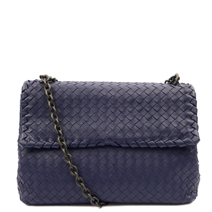Bottega Veneta Satchel Olimpia - Small in Purple, Leather — Alternate View 8