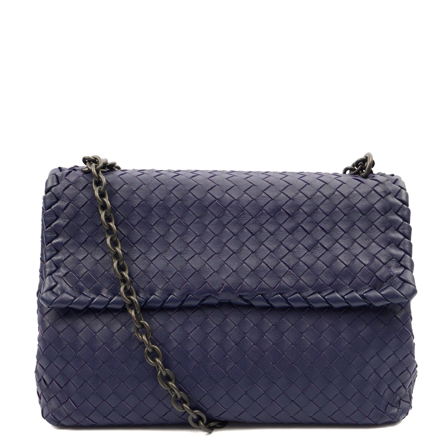 Bottega Veneta Satchel Olimpia - Small in Purple, Leather — Alternate View 15
