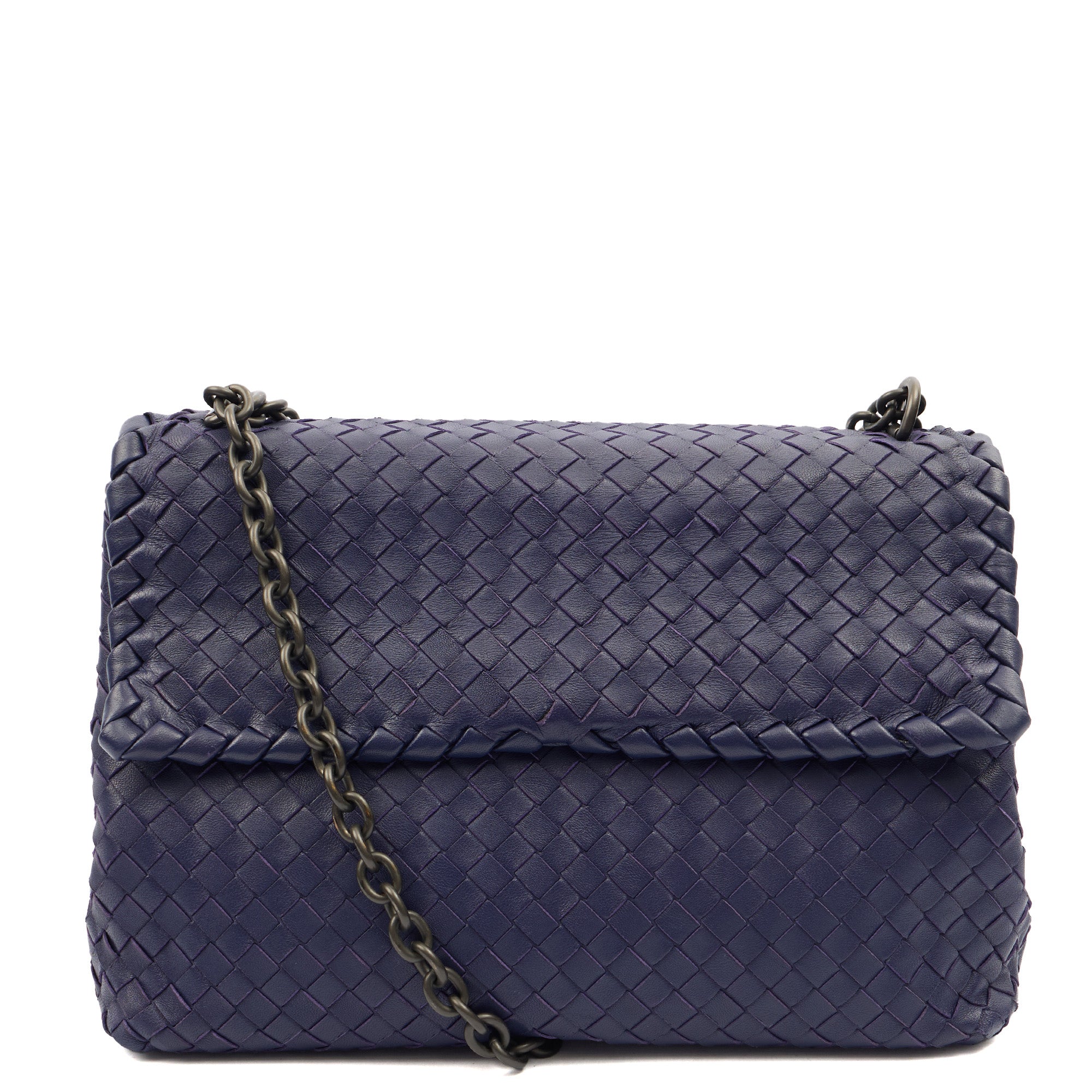 Bottega Veneta Satchel Olimpia - Small in Purple, Leather — Alternate View 15