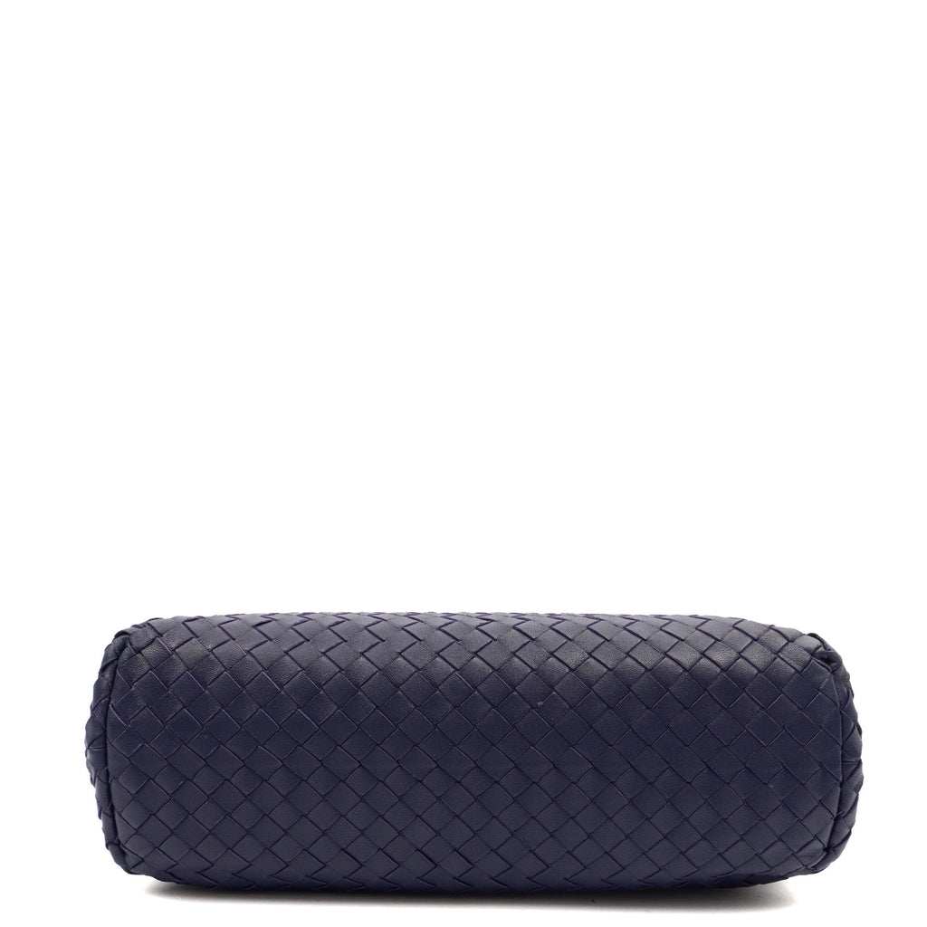 Bottega Veneta Satchel Olimpia - Small in Purple, Leather — Top View
