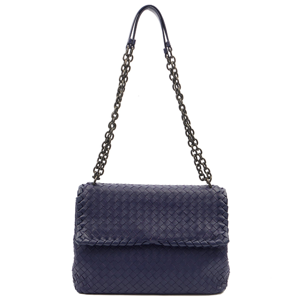 Bottega Veneta Satchel Olimpia - Small in Purple, Leather — Alternate View 12