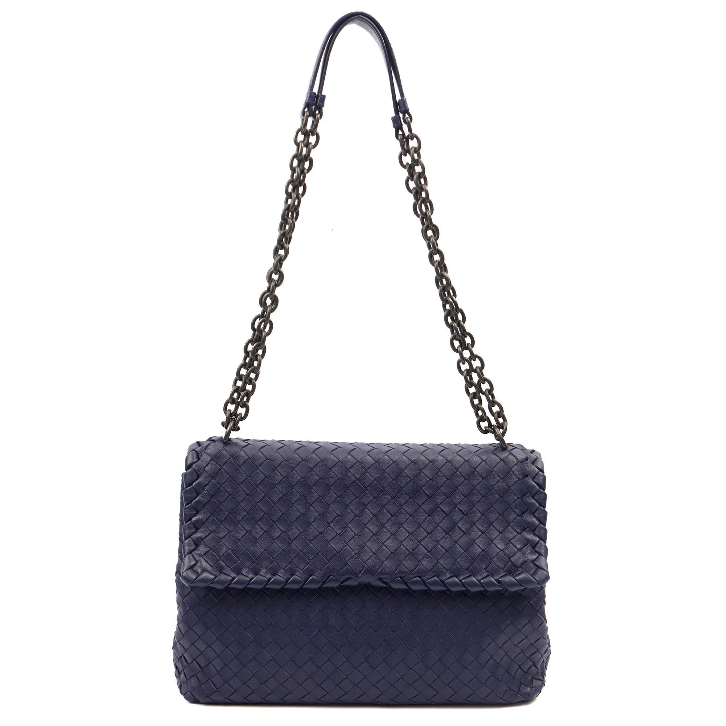 Bottega Veneta Satchel Olimpia - Small in Purple, Leather — Alternate View 12