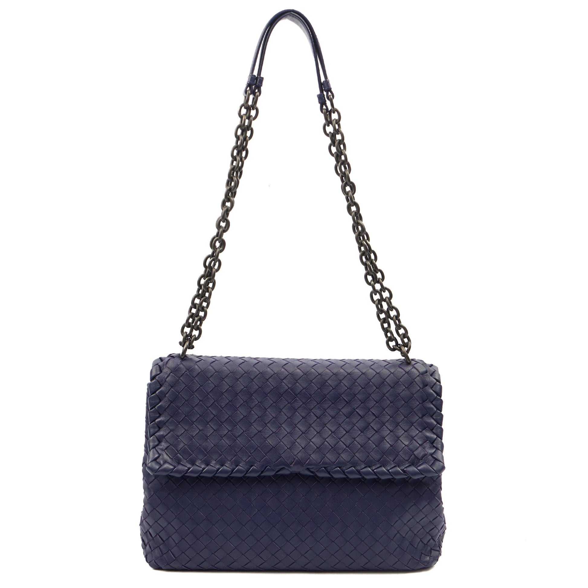 Bottega Veneta Satchel Olimpia - Small in Purple, Leather — Alternate View 12