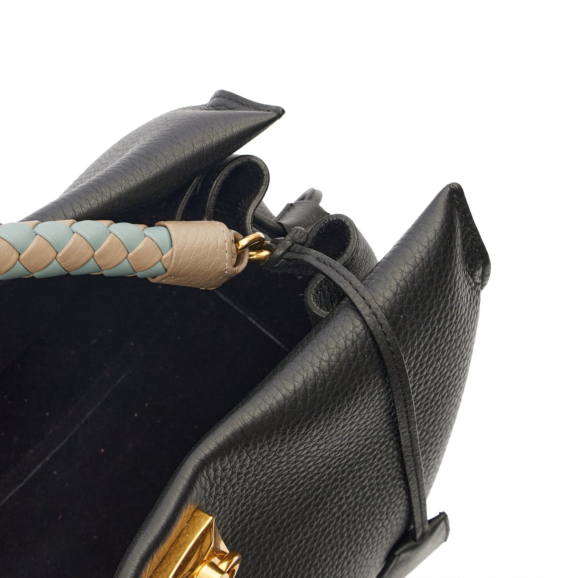 Mulberry Cross Body Iris - Large in Black, Leather — Detail View