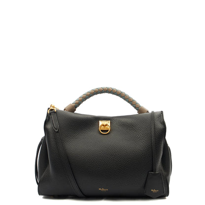 Mulberry Cross Body Iris - Large in Black, Leather — Front View