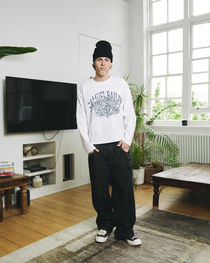 Samuel Bailey Faded Royalty Tee — S — Back View