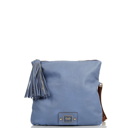 Anya Hindmarch Shoulder Bag in Purple, Leather — Front View