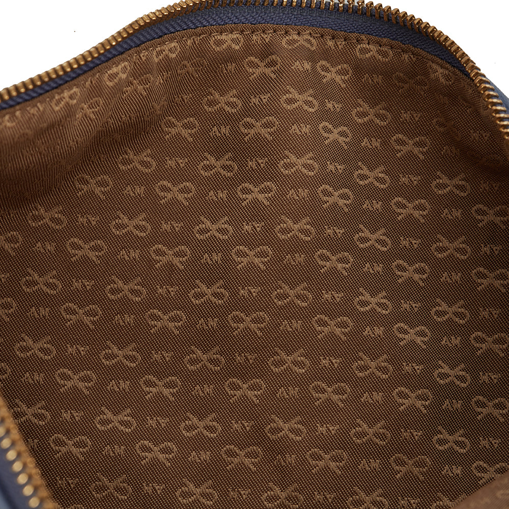 Anya Hindmarch Shoulder Bag in Purple, Leather — Detail View