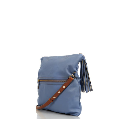Anya Hindmarch Shoulder Bag in Purple, Leather — Side View