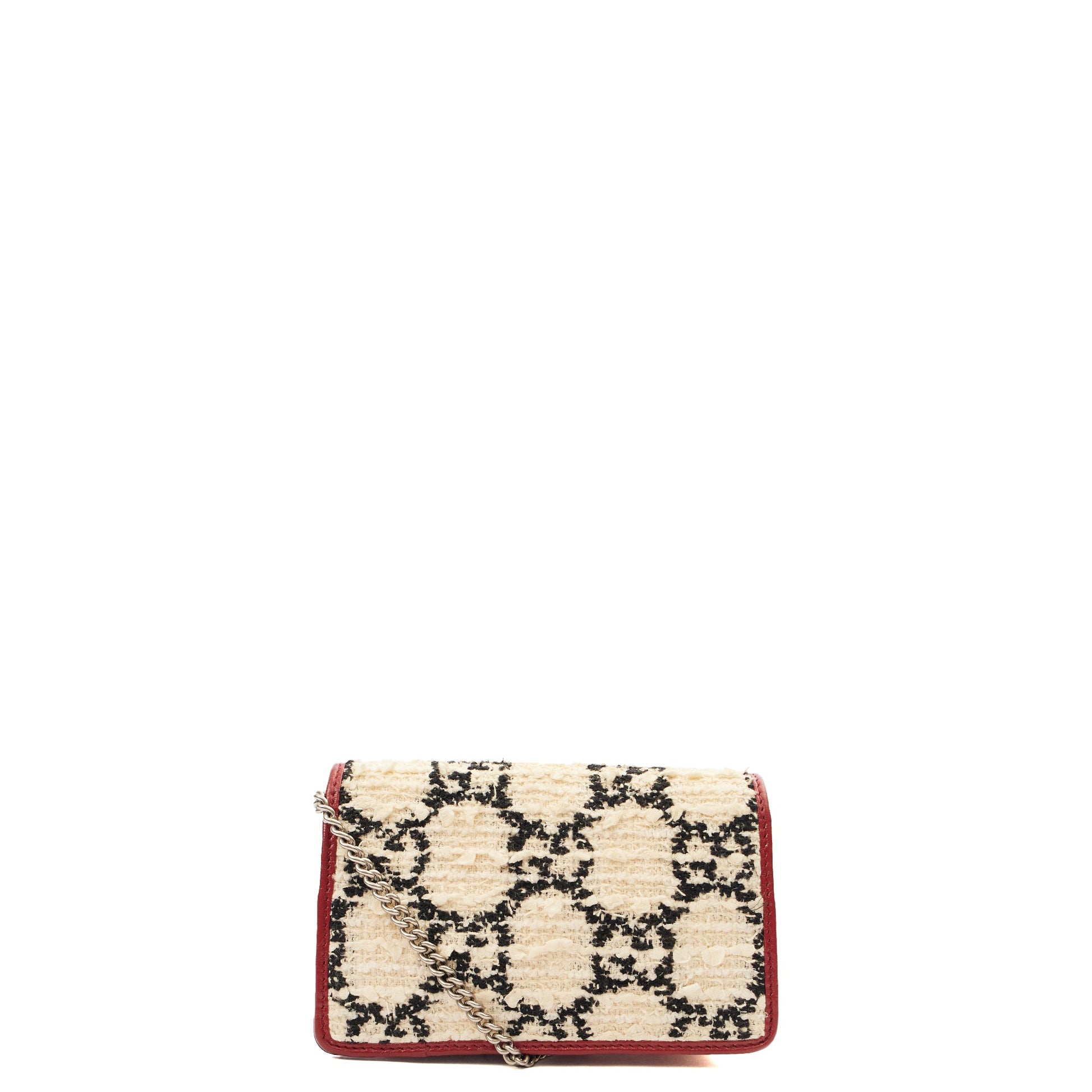 Gucci Mini Bag Dionysus - Super Mini in White, Fabric — Back View