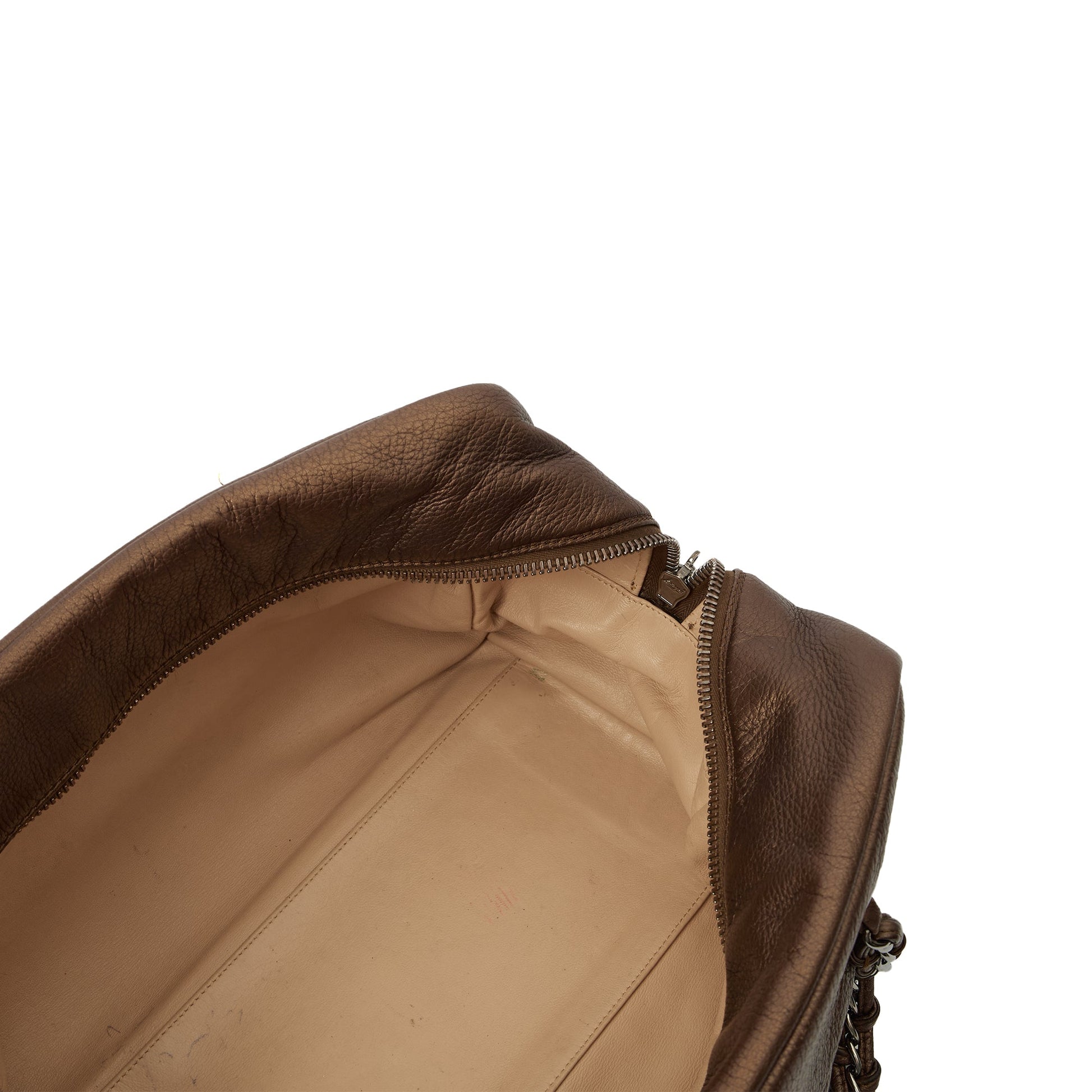 Chanel Shoulder Bag Luxe Ligne Tote in Metallic, Leather — Alternate View 10