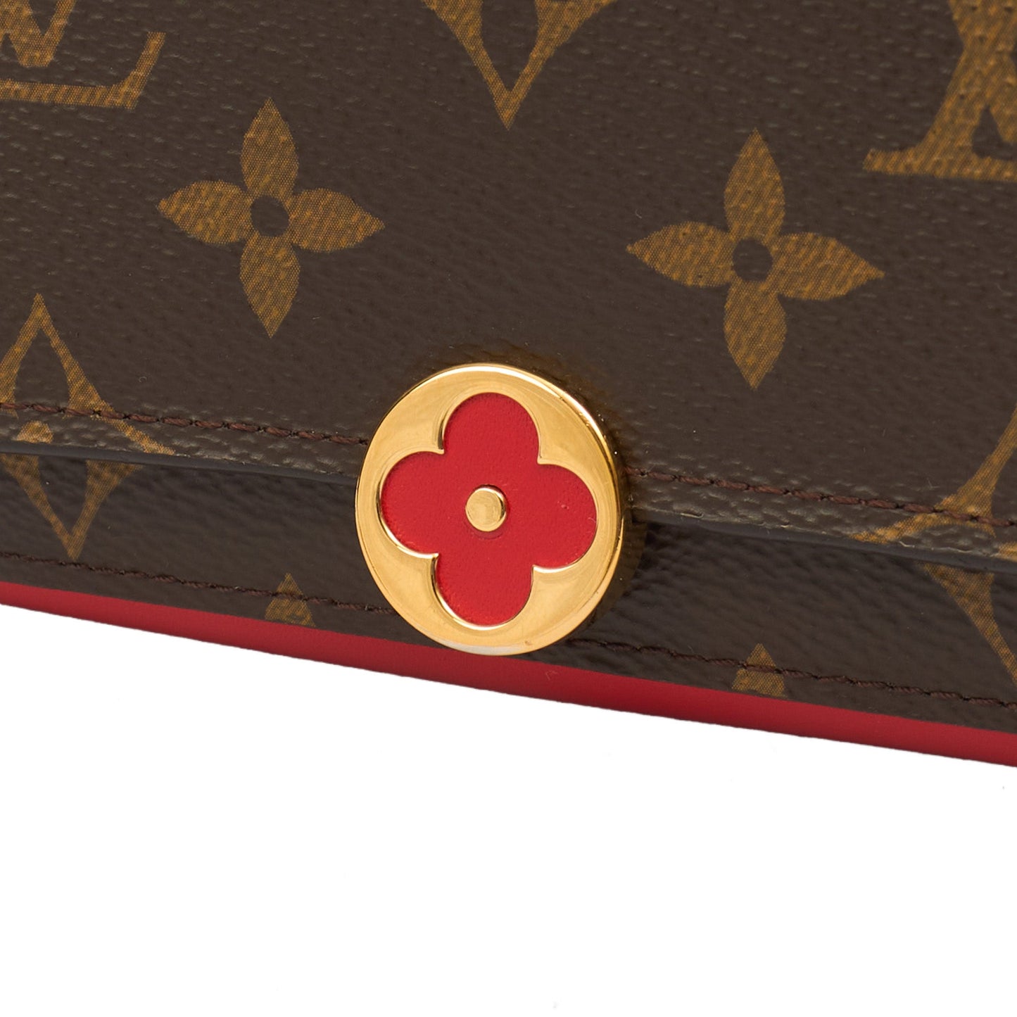 Louis Vuitton Purse Flore Compact Wallet in Monogram, Canvas — Lifestyle View