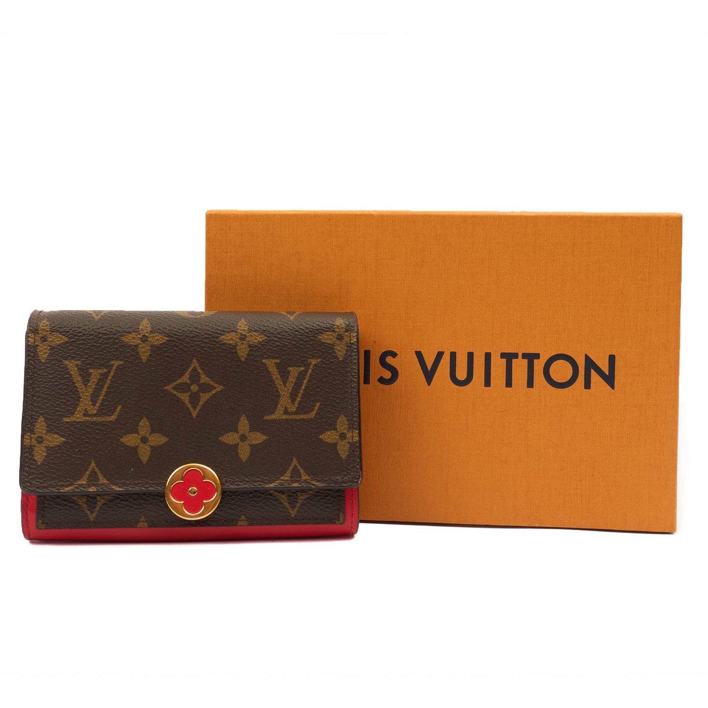 Louis Vuitton Purse Flore Compact Wallet in Monogram, Canvas — Alternate View 9
