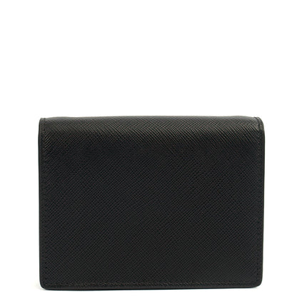 Prada Cross Body Saffiano Crossbody - Mini in Black, Calfskin — Top View
