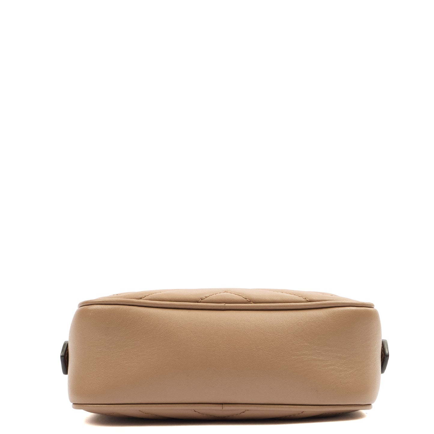 Gucci Shoulder Bag Marmont Shoulder Bag - Mini in Brown, Leather — Top View