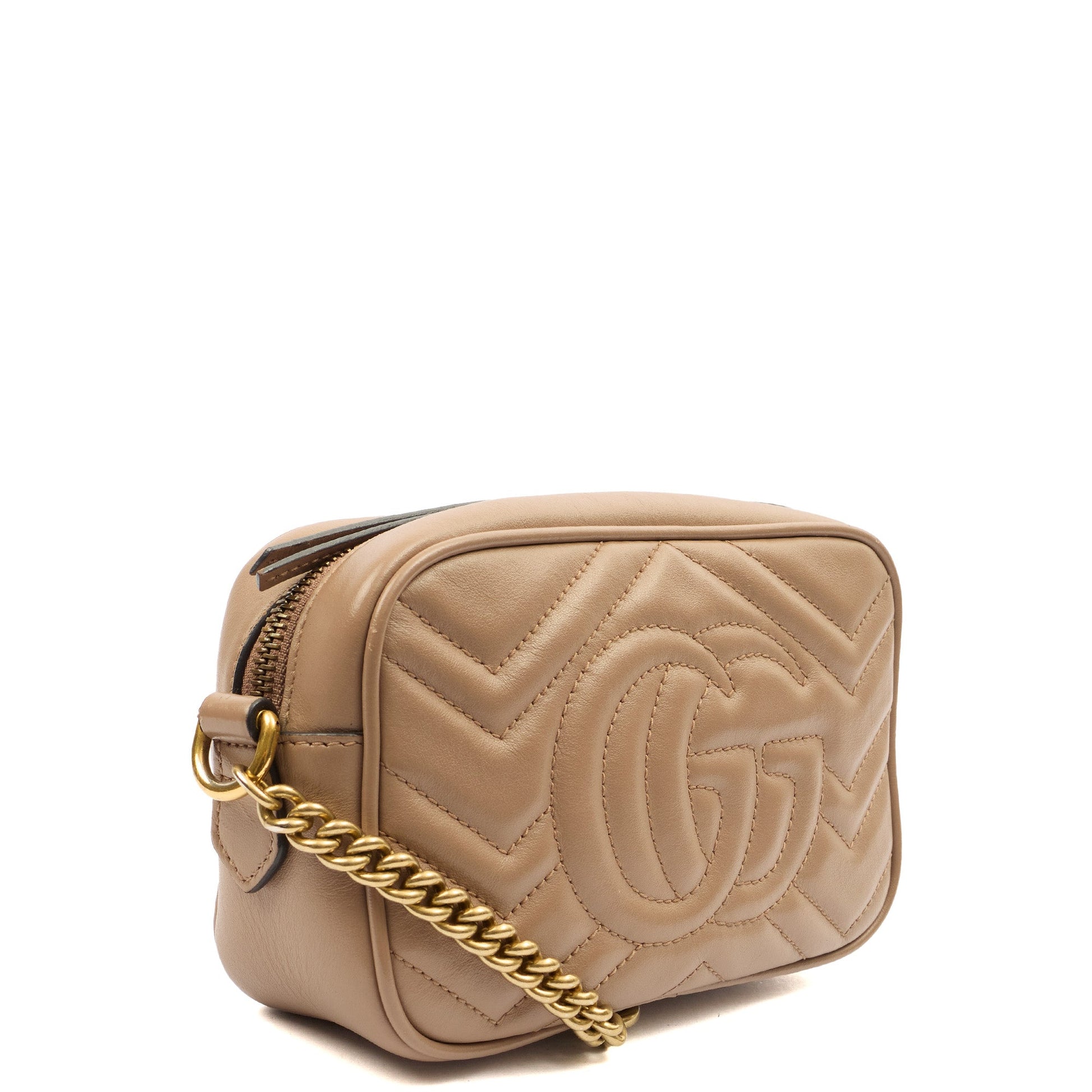 Gucci Shoulder Bag Marmont Shoulder Bag - Mini in Brown, Leather — Alternate View 8