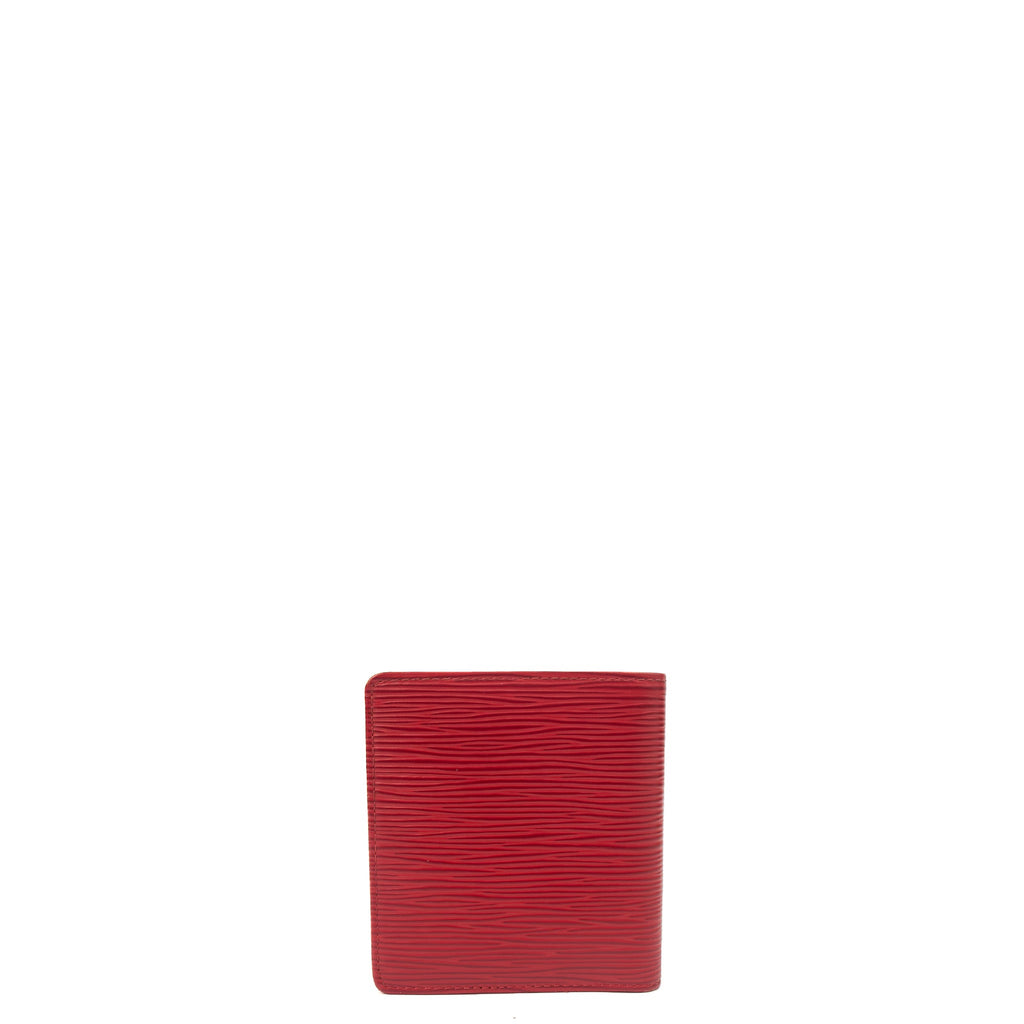 Louis Vuitton Wallet Wallet in Red, Epi Leather — Back View