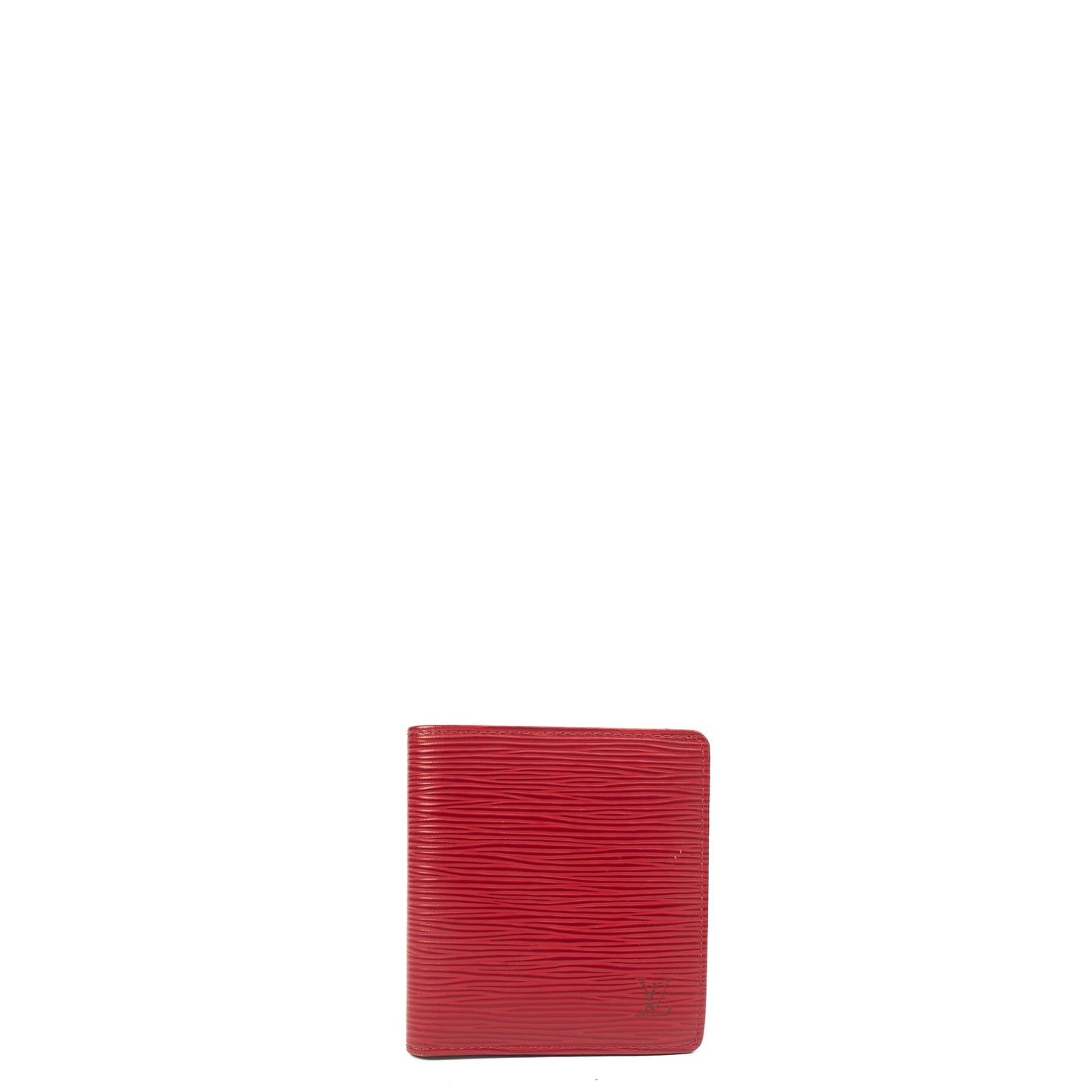 Louis Vuitton Wallet Wallet in Red, Epi Leather — Front View