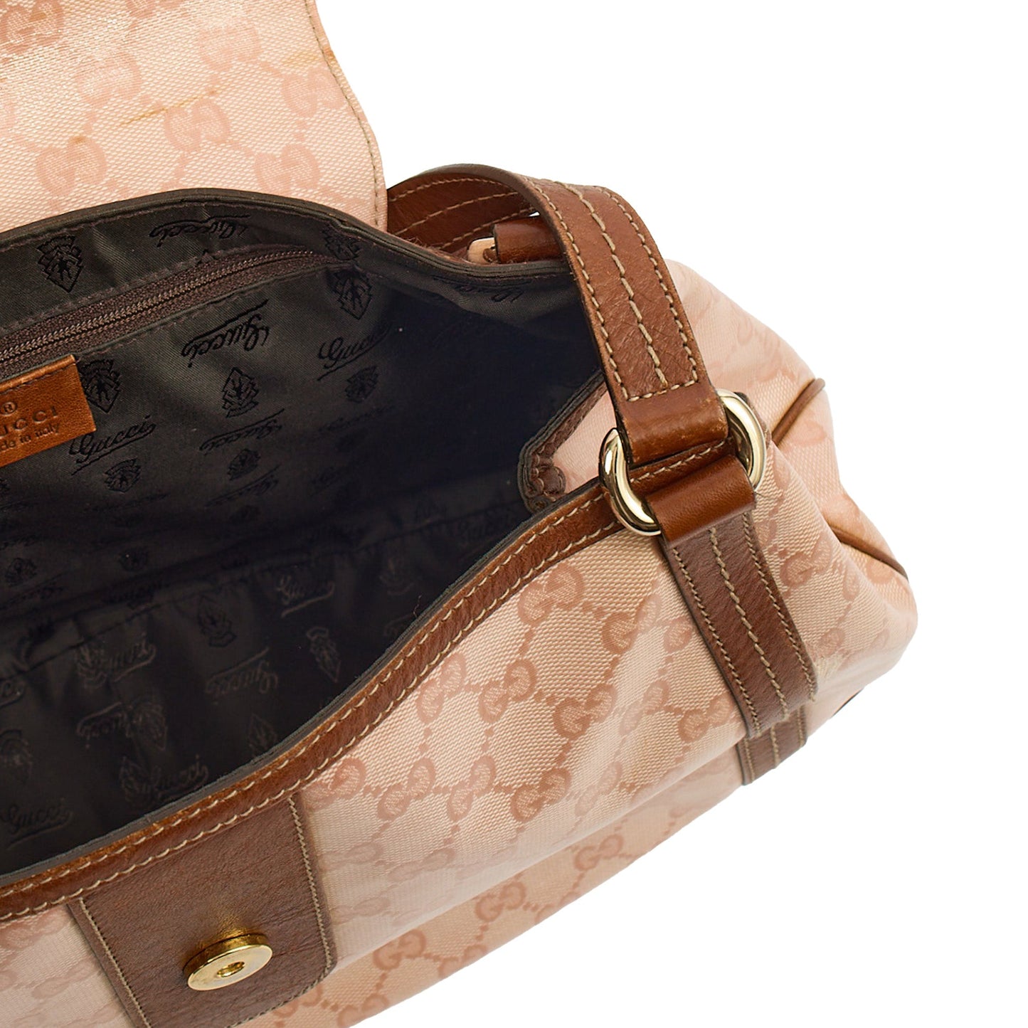 Gucci Hysteria Hobo - Medium in GG Supreme, Patent Leather — Lifestyle View