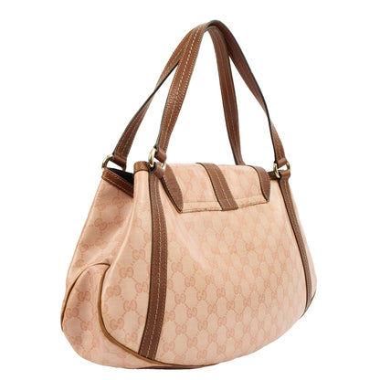 Gucci Hysteria Hobo - Medium in GG Supreme, Patent Leather — Back View