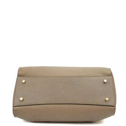 Mulberry Tote Iris - Large in Solid Grey, Calfskin Leather — Alternate View 10