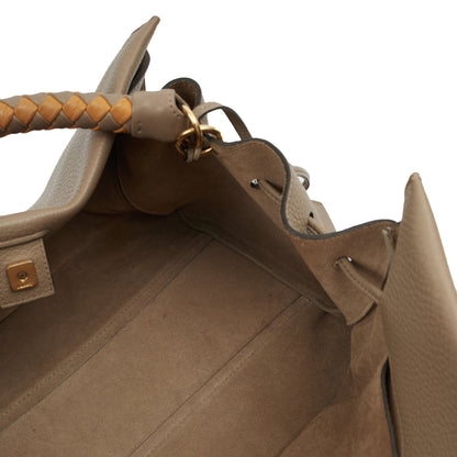 Mulberry Tote Iris - Large in Solid Grey, Calfskin Leather — Alternate View 17