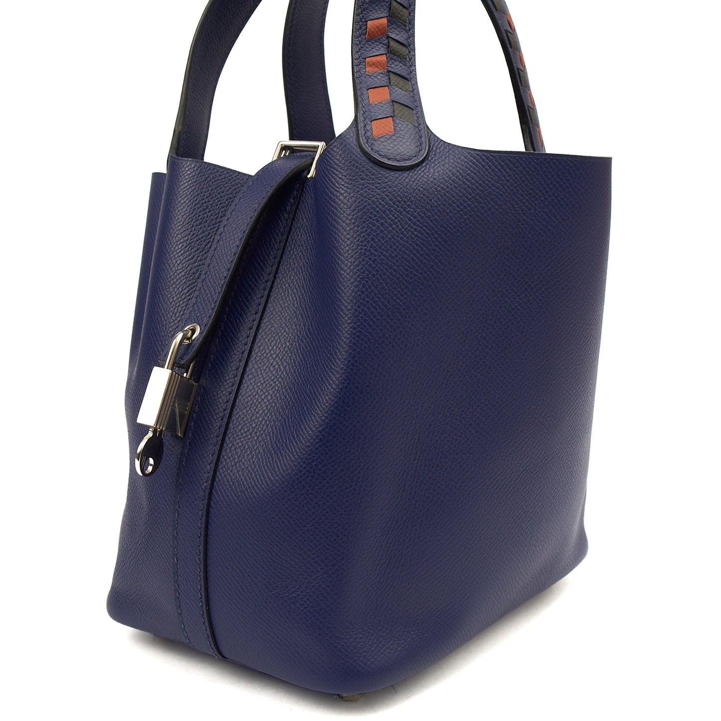 Hermes Picotin 18 in Bleu Encre, Epsom Leather — Alternate View 7