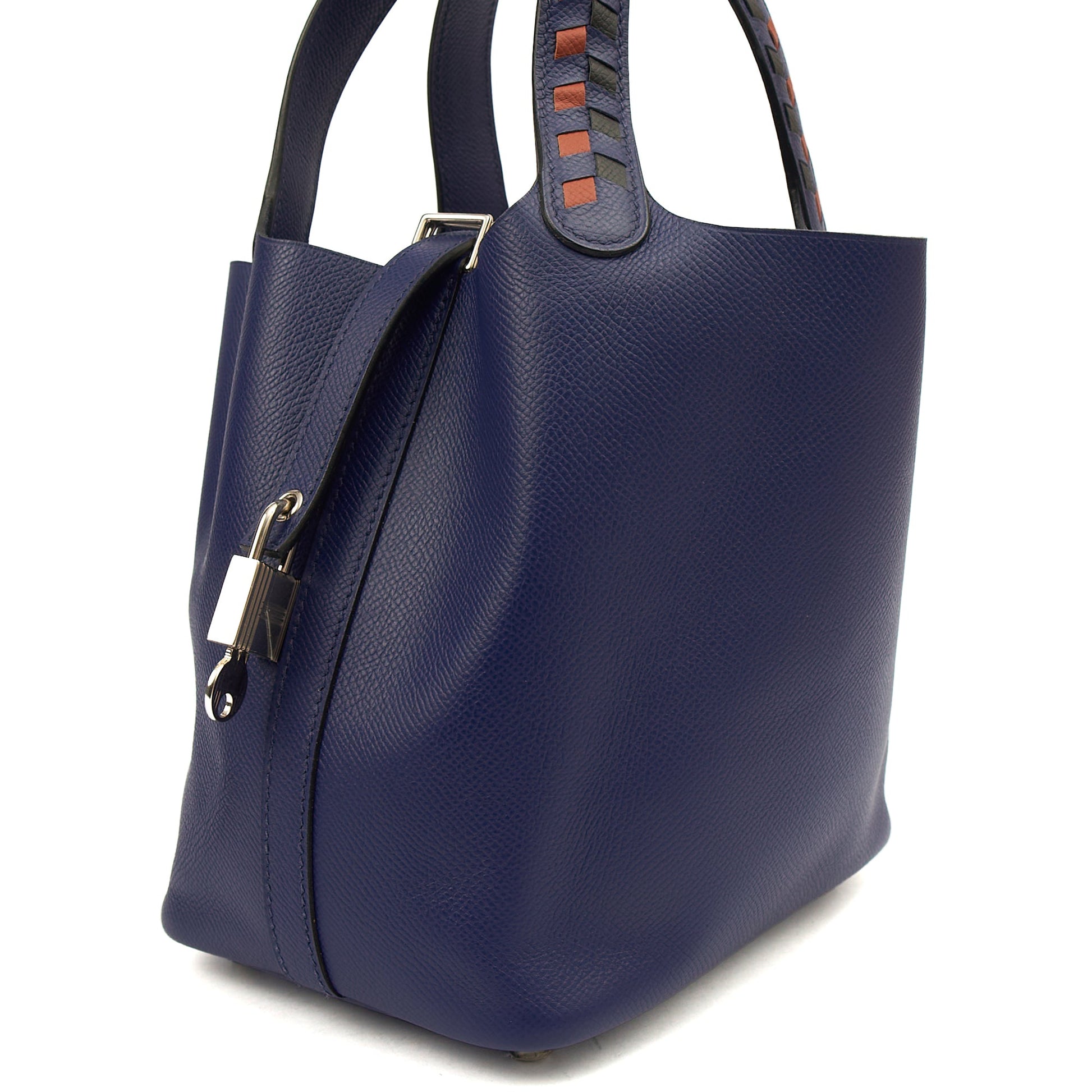 Hermes Picotin 18 in Bleu Encre, Epsom Leather — Alternate View 16