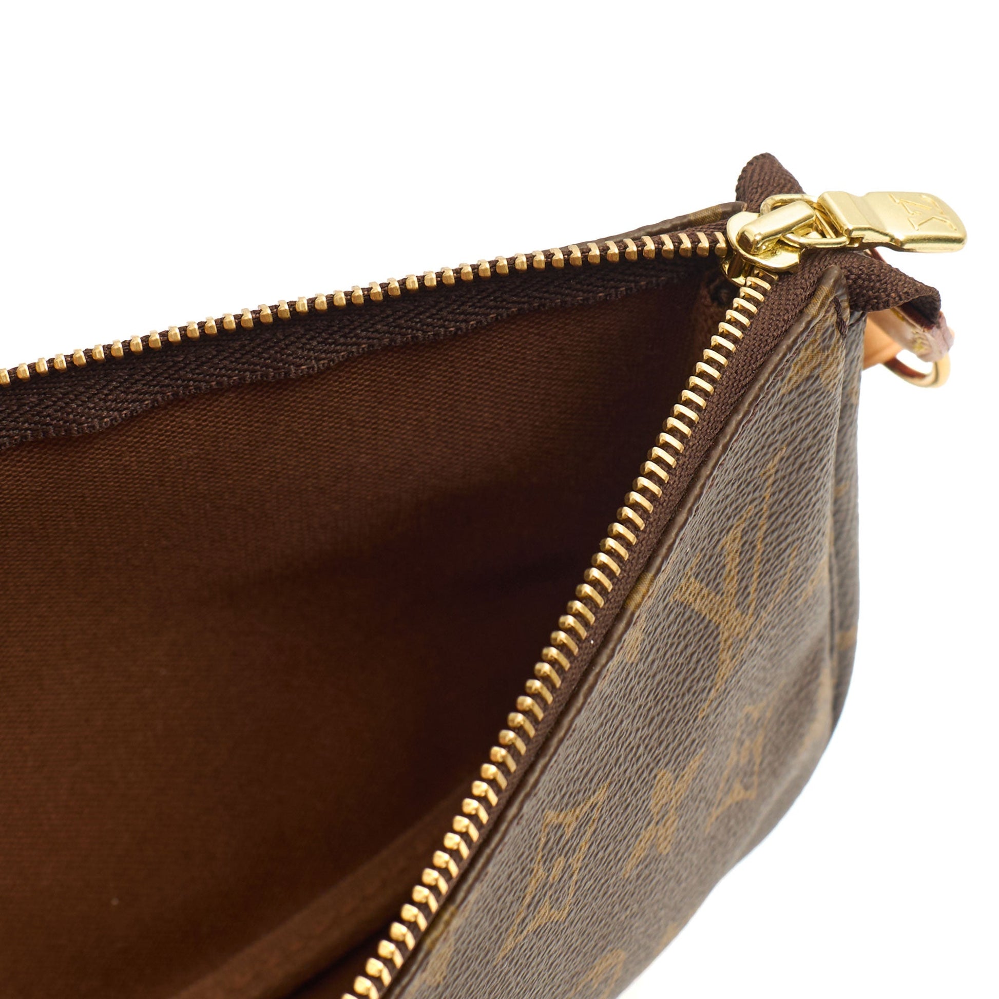 Louis Vuitton Pochette Accessoires in Monogram, Leather — Alternate View 7