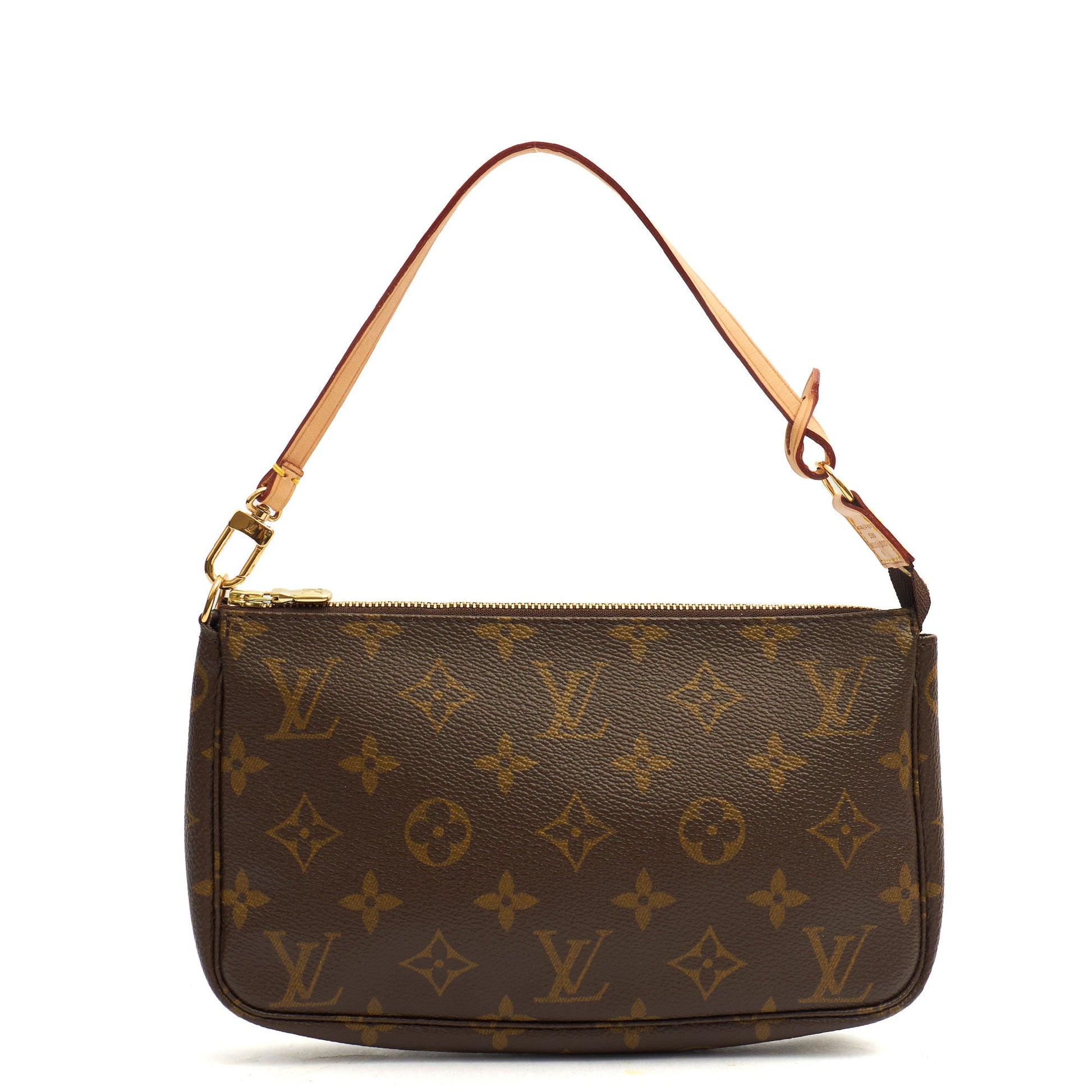 Louis Vuitton Pochette Accessoires in Monogram, Leather — Top View