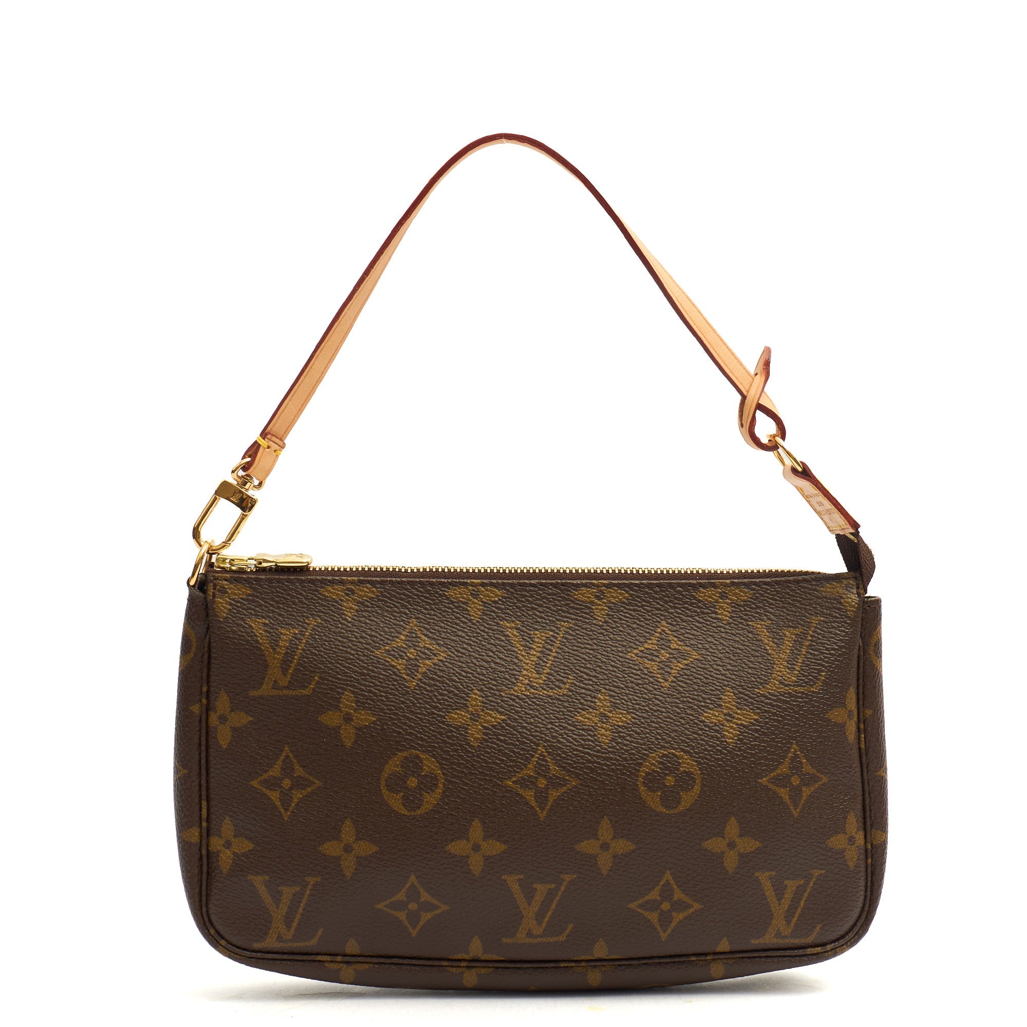 Louis Vuitton Pochette Accessoires in Monogram, Leather — Top View