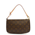 Louis Vuitton Pochette Accessoires in Monogram, Leather — Front View