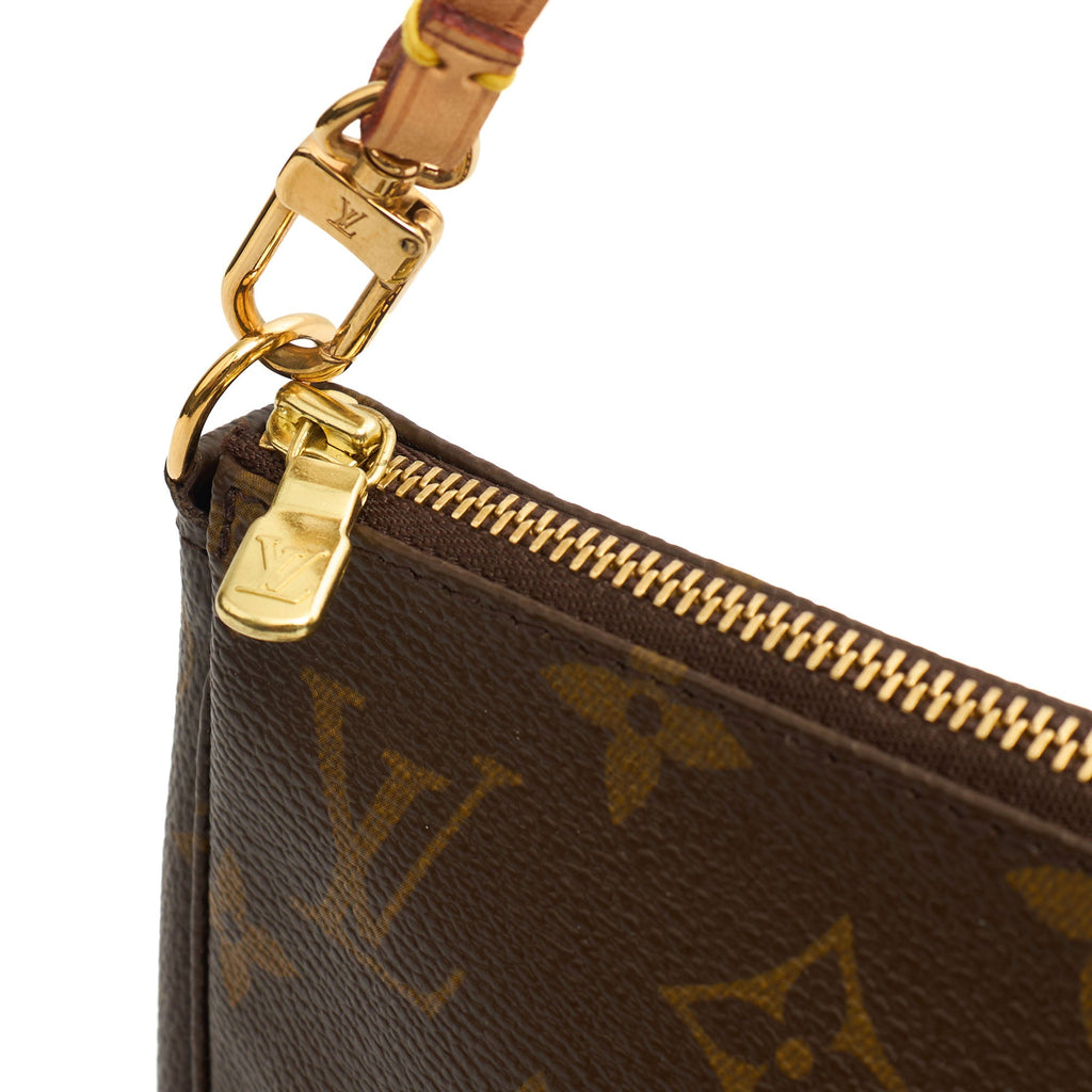 Louis Vuitton Pochette Accessoires in Monogram, Leather — Lifestyle View