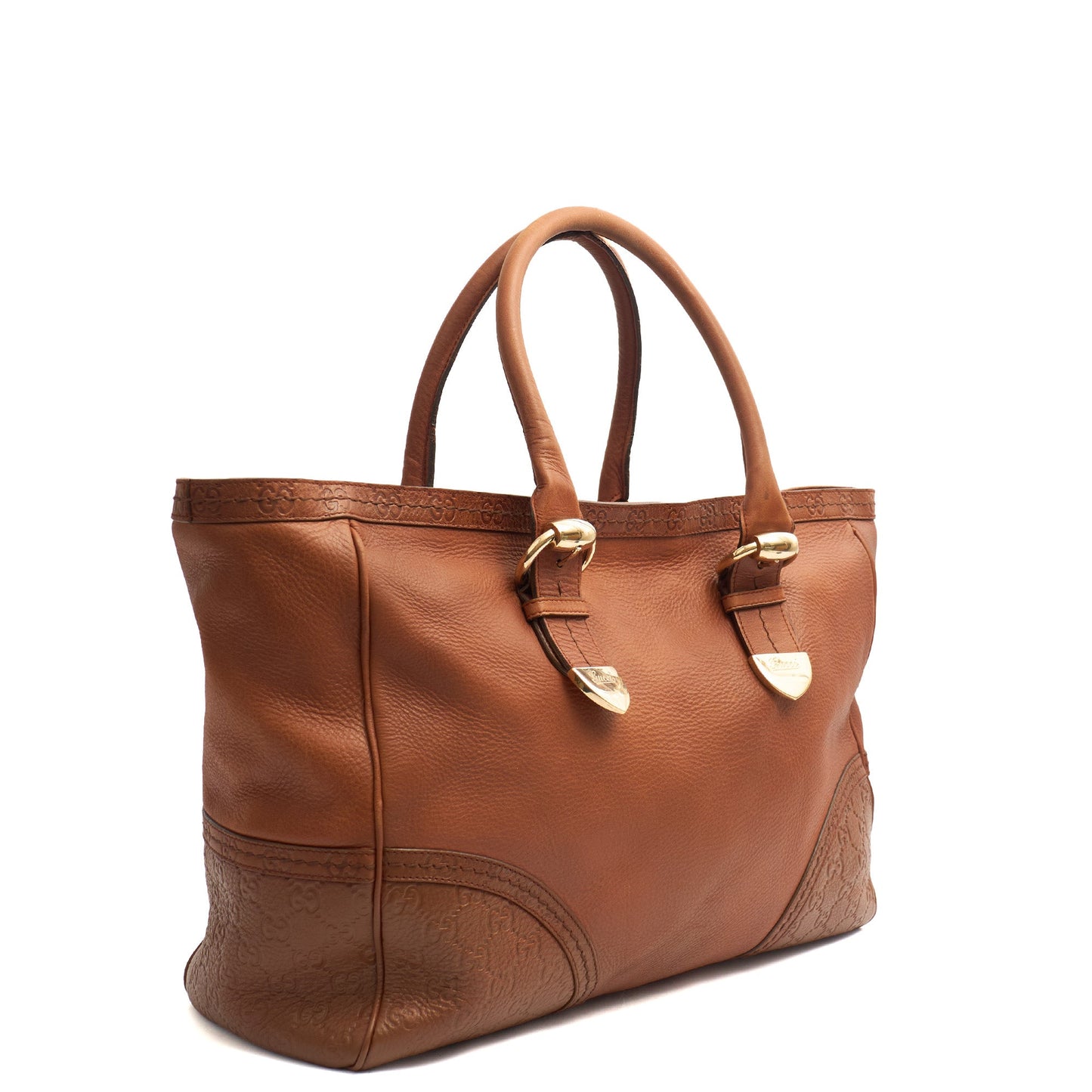 Gucci Tote Tote in Brown, Leather — Back View