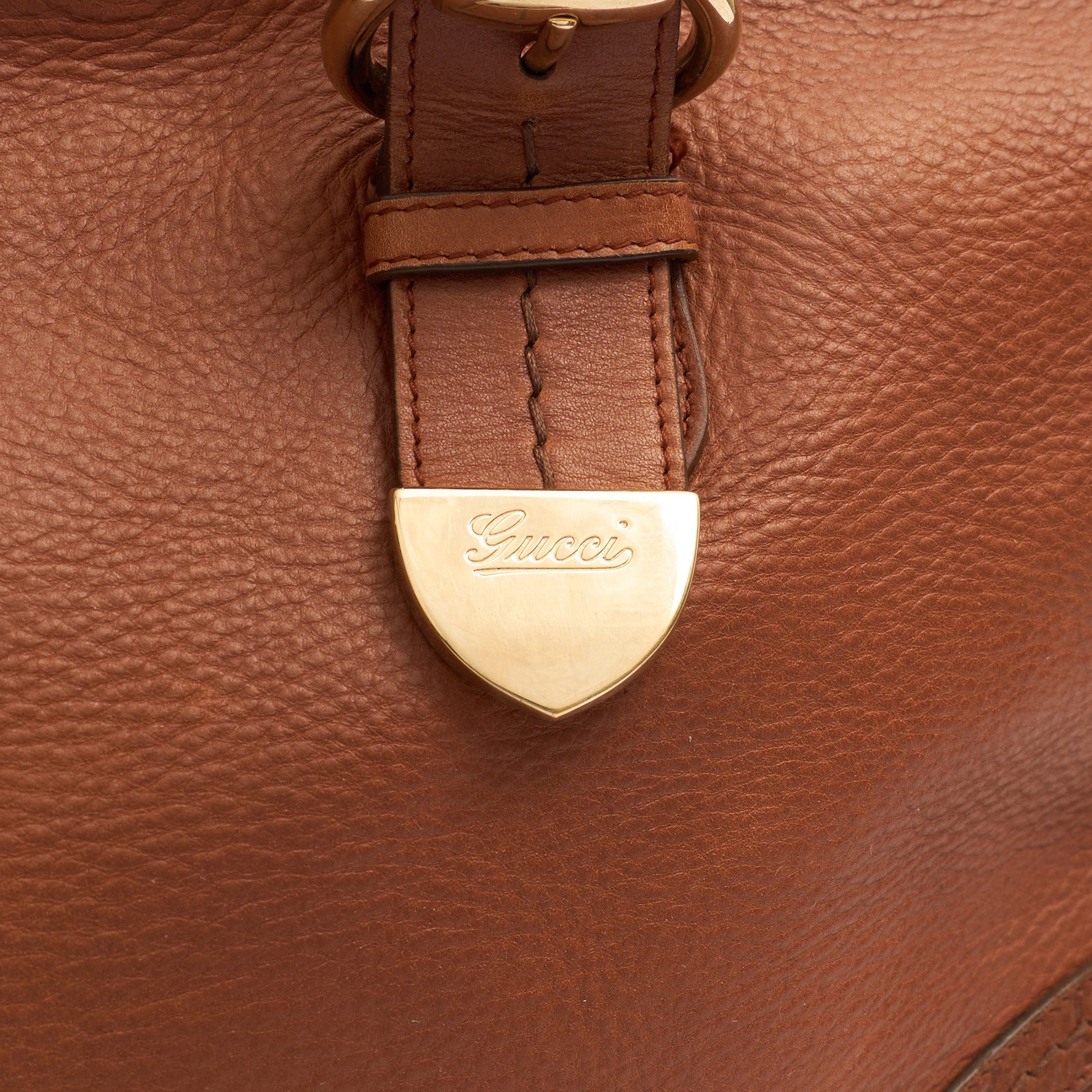 Gucci Tote Tote in Brown, Leather — Side View